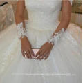 Nueva princesa hinchada de la manera más el vestido de boda nupcial de la manga larga del cordón del tamaño MW857